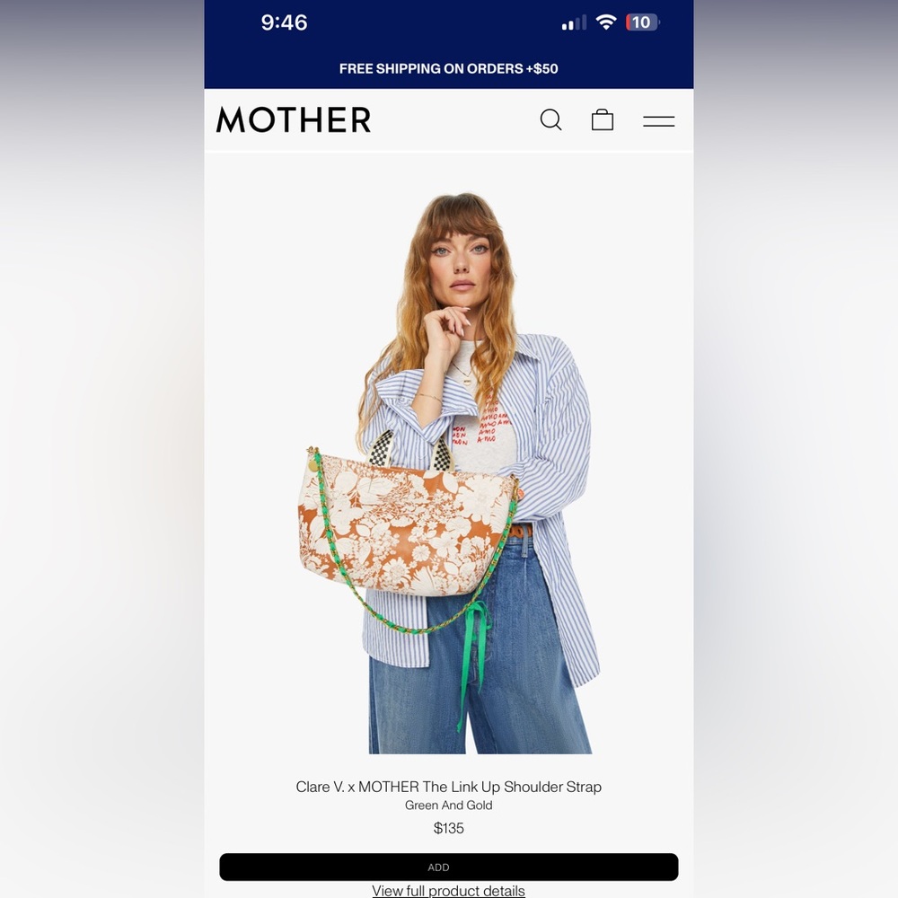 Mother x Clare V French Fairytale Bag and Upgraded Strap